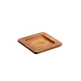 5.5 Square Walnut Wood Underliner