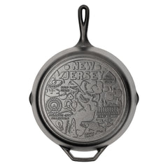 American Road Trip: 12 Inch Seasoned Cast Iron Skillet, New Jersey