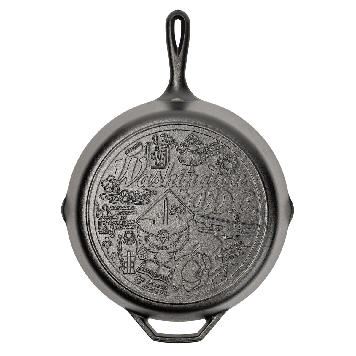 American Road Trip: 12 Inch Seasoned Cast Iron Skillet, Washington, D.C.